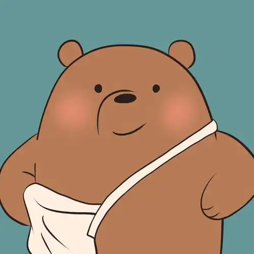 超可爱的卡通动漫手绘头像,机器猫,三只小熊