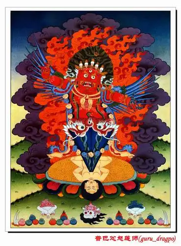 【转载】普巴忿怒莲师(打印大图直接下载)