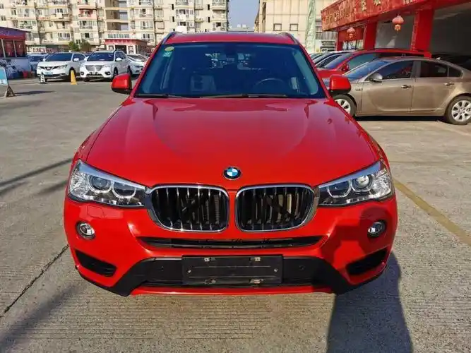 温州2017年9月宝马宝马x32016款sdrive20i红色手自一体