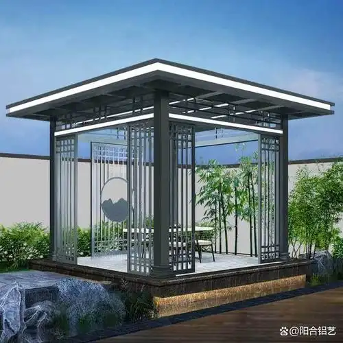 有一方小院,建个凉亭细品生活时光