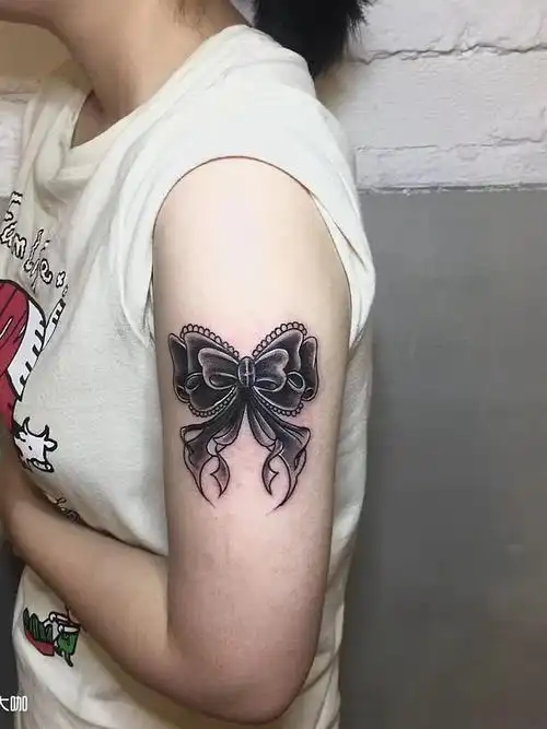 蝴蝶结#96_纹身图案手稿图片_viito的纹身作品集