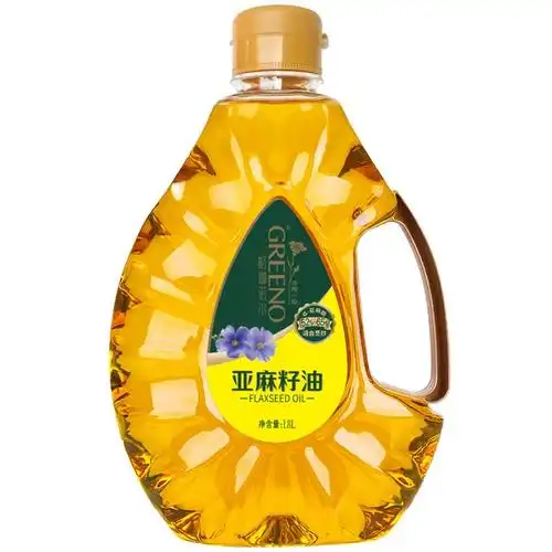 格琳诺尔冷榨一级亚麻籽油1.8l/桶适合炒菜烹饪食用油商超同款