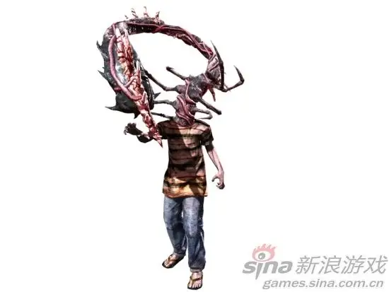 《生化危机0》中大群大群的水蛭,无论是单个的,还