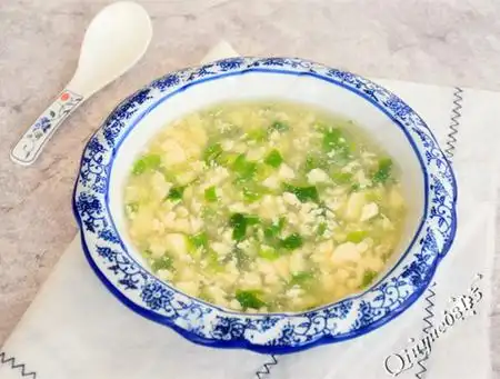 翡翠白玉豆腐羹