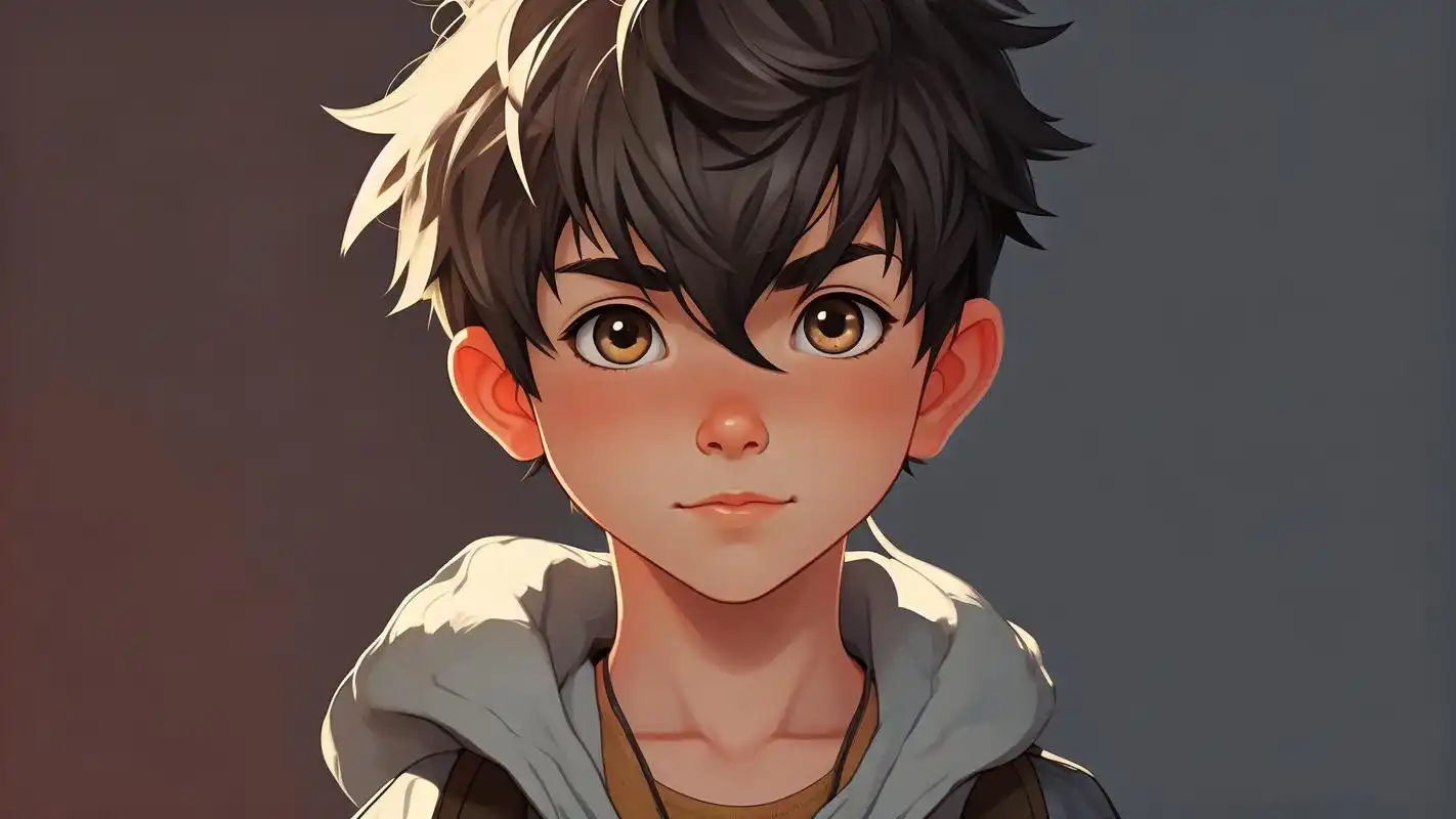 90小男孩卡通图片,帅气又可爱!94