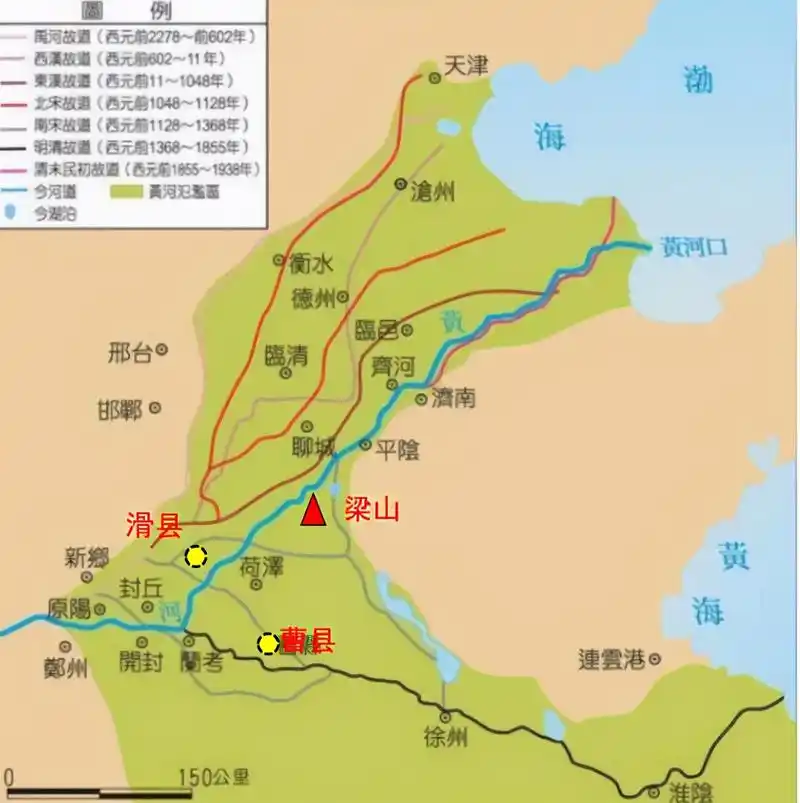 历史上的水泊梁山