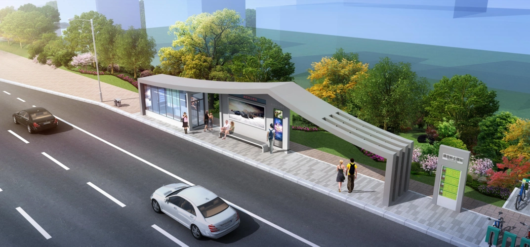 桃花岭公园站效果图