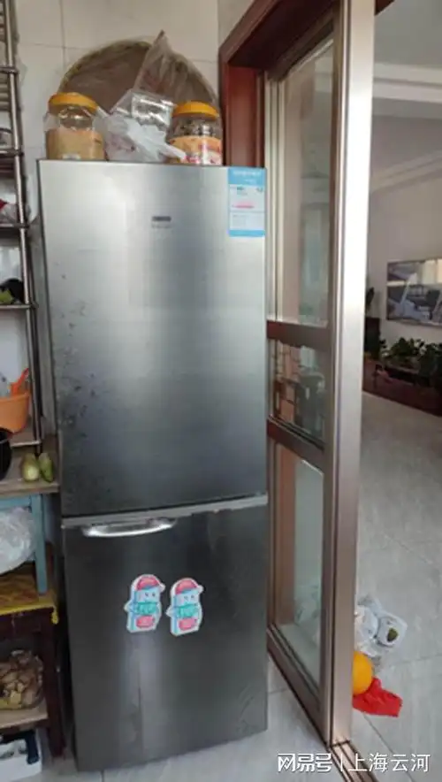 在客厅里放了好几天的旧冰箱今天总算是卖出去了