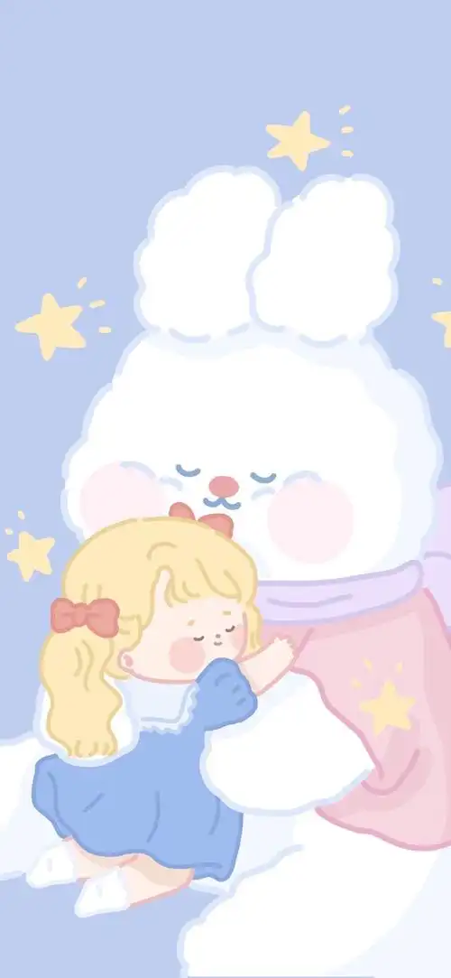 手机可爱卡通动漫壁纸聊天背景图