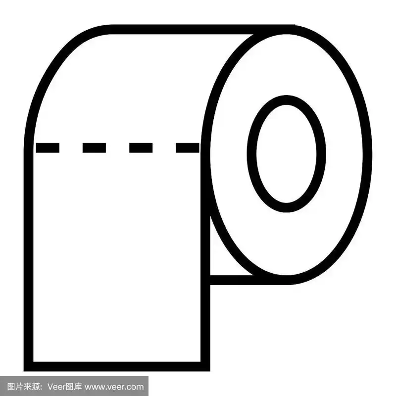 卫生纸纸卷图标