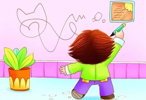 孩子总是在墙上乱涂乱画,家长该怎么办呢?