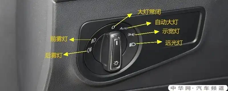 大众途观l灯光使用方法途观l灯光开关图解说明