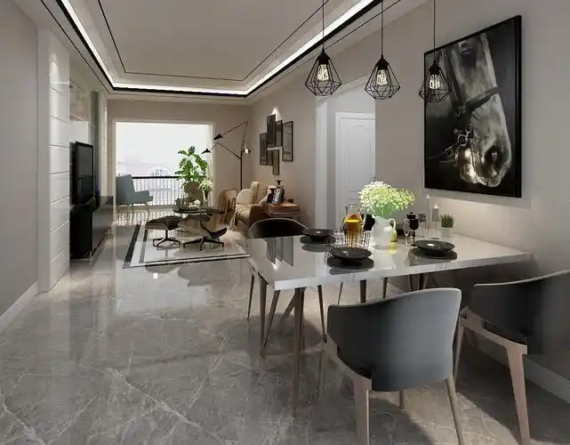 一折阿波罗瓷砖_简一大理石瓷砖 客厅卧室厨房瓷砖无缝密缝地砖全抛釉