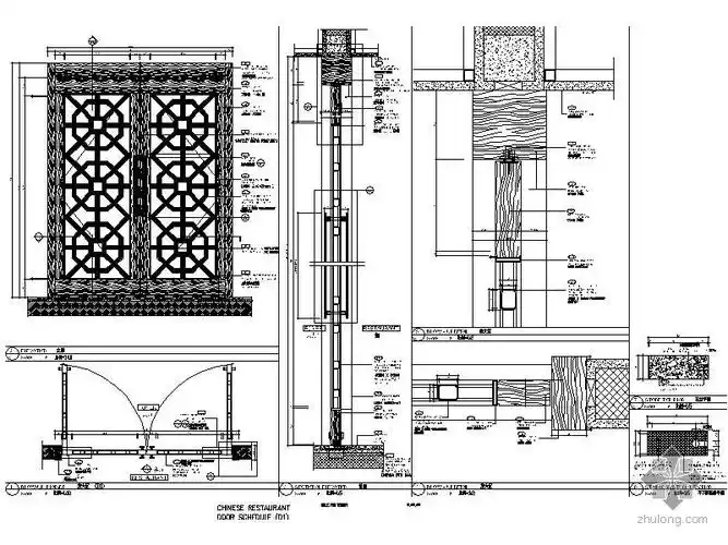 [分享]双开门横剖大样资料免费下载