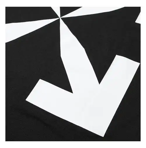 offwhite新款男女通用棉质徽标印花图案oversize宽松版短袖t恤衫奢侈