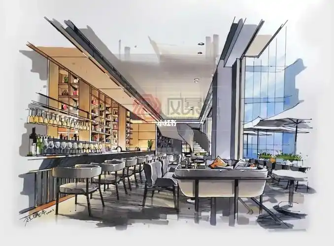 画画  #寻找小红书绘画大神  #叫我知识分享家  #酒吧设计  #室内