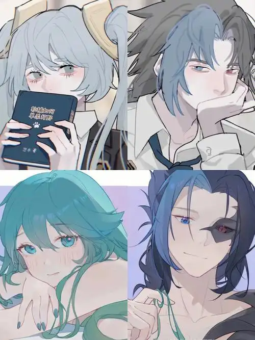 凯隐琴女丨两组情头用起来