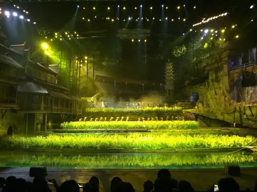 《边城》大型森林剧场演出