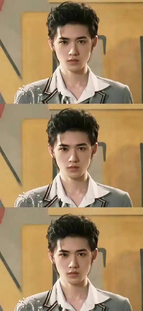 宋亚轩背头校服造型