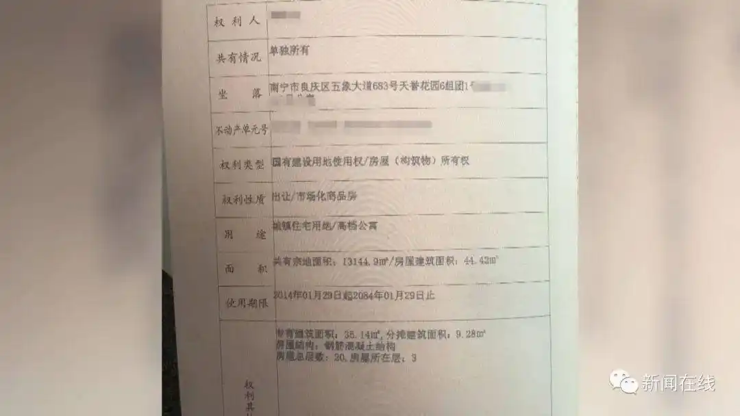 他们最近拿到的不动产权证   商品房用途一栏竟注明是