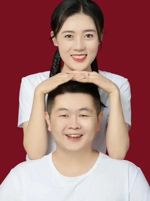 明星同款证件红底照红底照拍照姿势