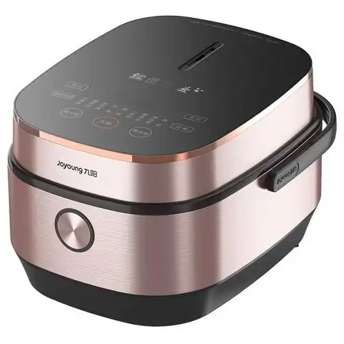 九阳joyoungf50fy5钢化玻璃面板电饭煲大火力流金棕色