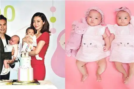 图熊黛林晒女儿近照双胞胎漂亮可爱