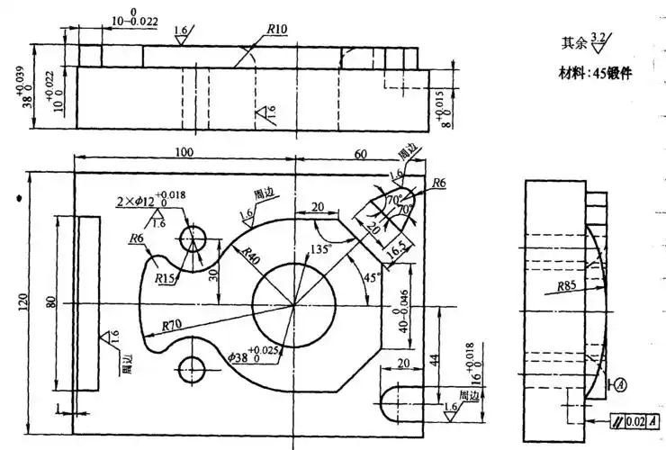 数控铣,加工中心图纸(1)