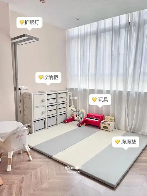 腾了一个主卧改做了儿童房精简布置