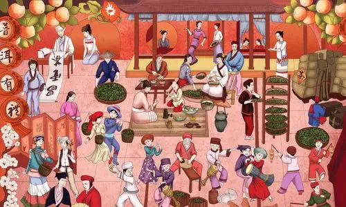 【jpg】茶文化插画