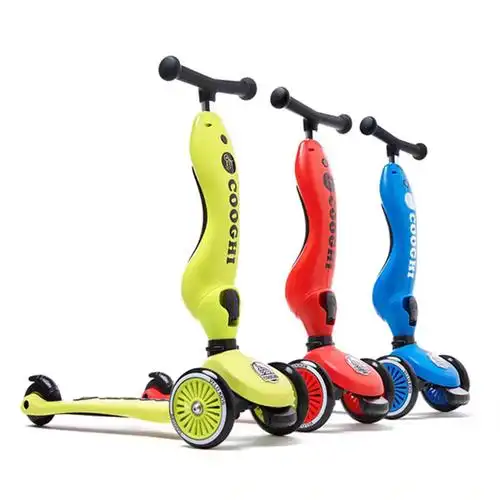 cooghi酷骑儿童滑板车酷奇二合一1-3岁2岁骑行多功能滑滑车平衡车