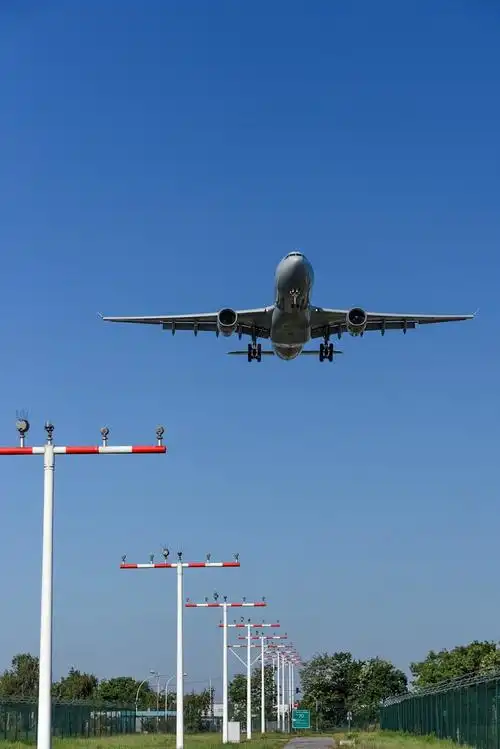 清晨傍晚,飞机场降落跑道(驻马店)