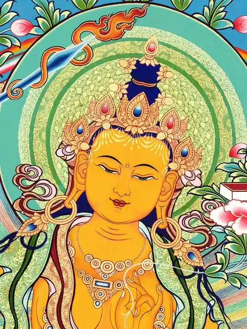 文殊菩萨唐卡