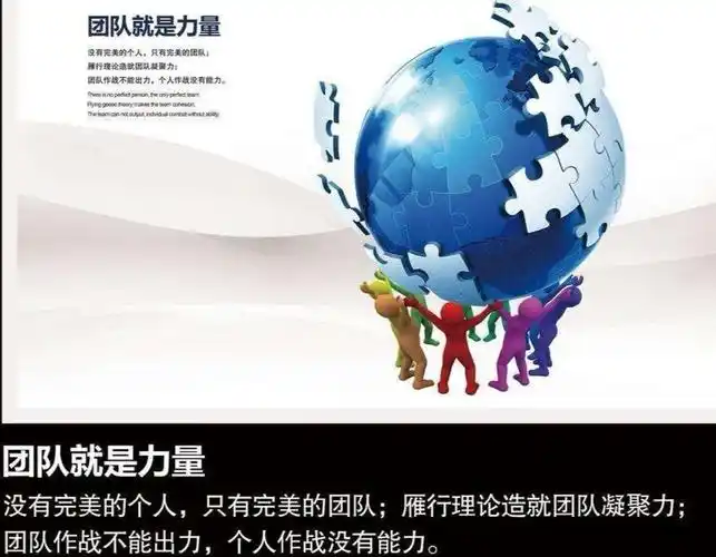 一个人的力量是有限的,团队的力量是无限的.