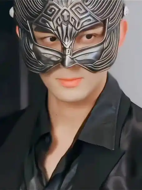 吴磊面具下的神颜