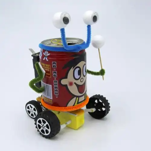 科技小发明小创造易拉罐机器人旺仔摇摆走路diy手工小制作材料包