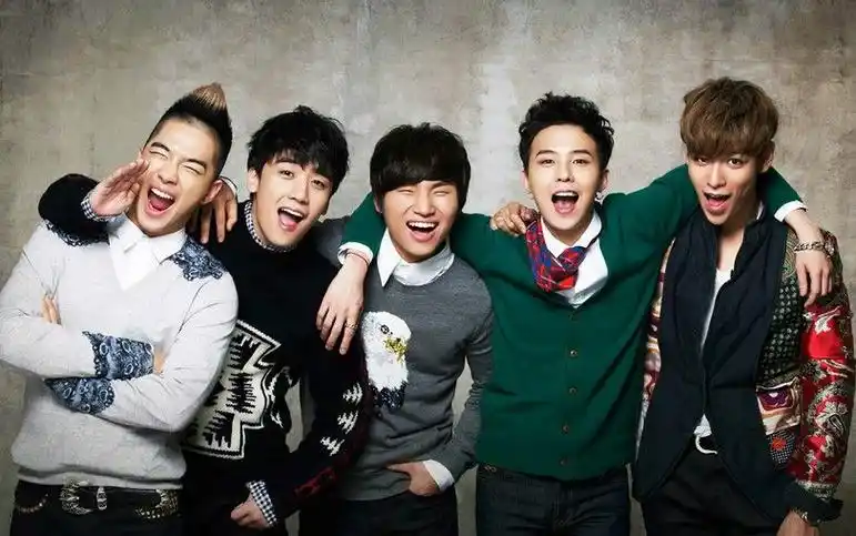 bigbang是韩国yg entertainment娱乐公司在2006年推出的男子组合.