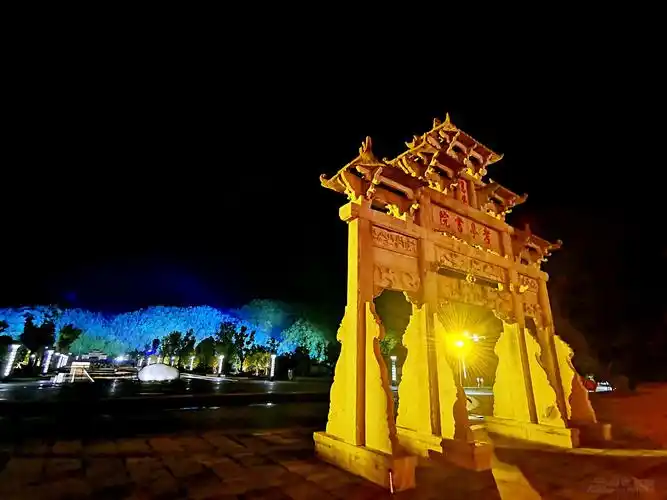 建阳西区生态城夜景