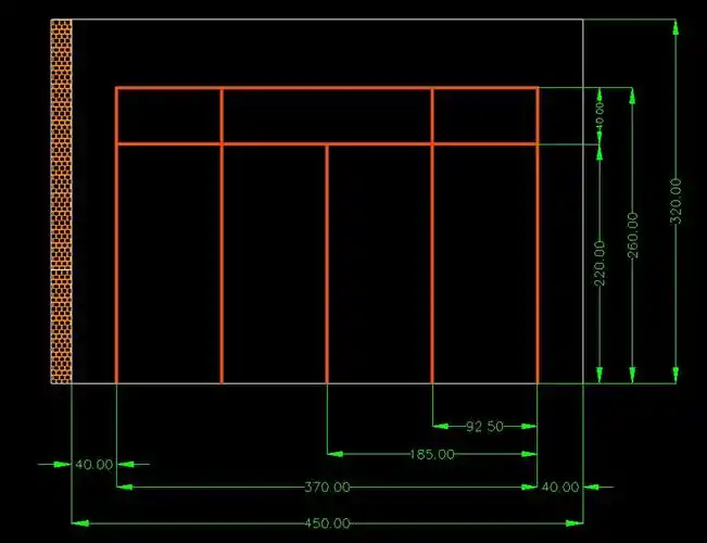 根据各位老师和邻居的意见得出阳台推拉门尺寸和自己的大慨想法各位
