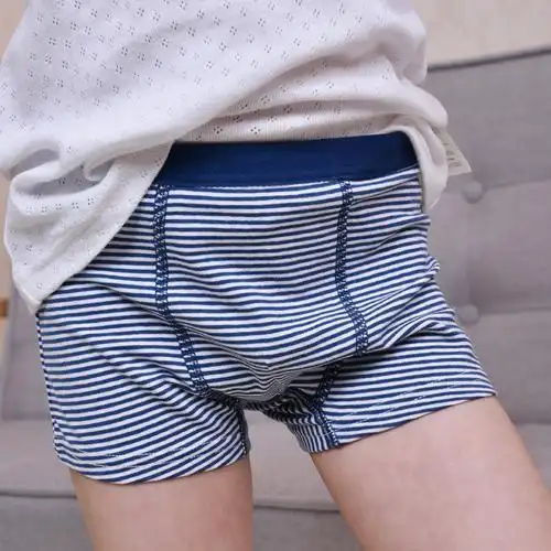 蓝锚海军风儿童内裤平角裤男童胺棉四角裤宝宝男孩小童中大童短裤