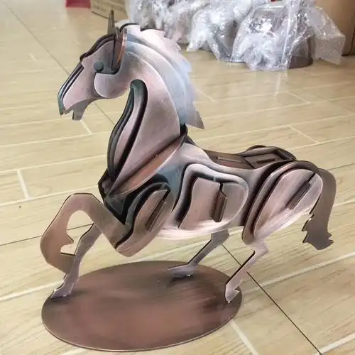 不锈钢工艺品马到成功