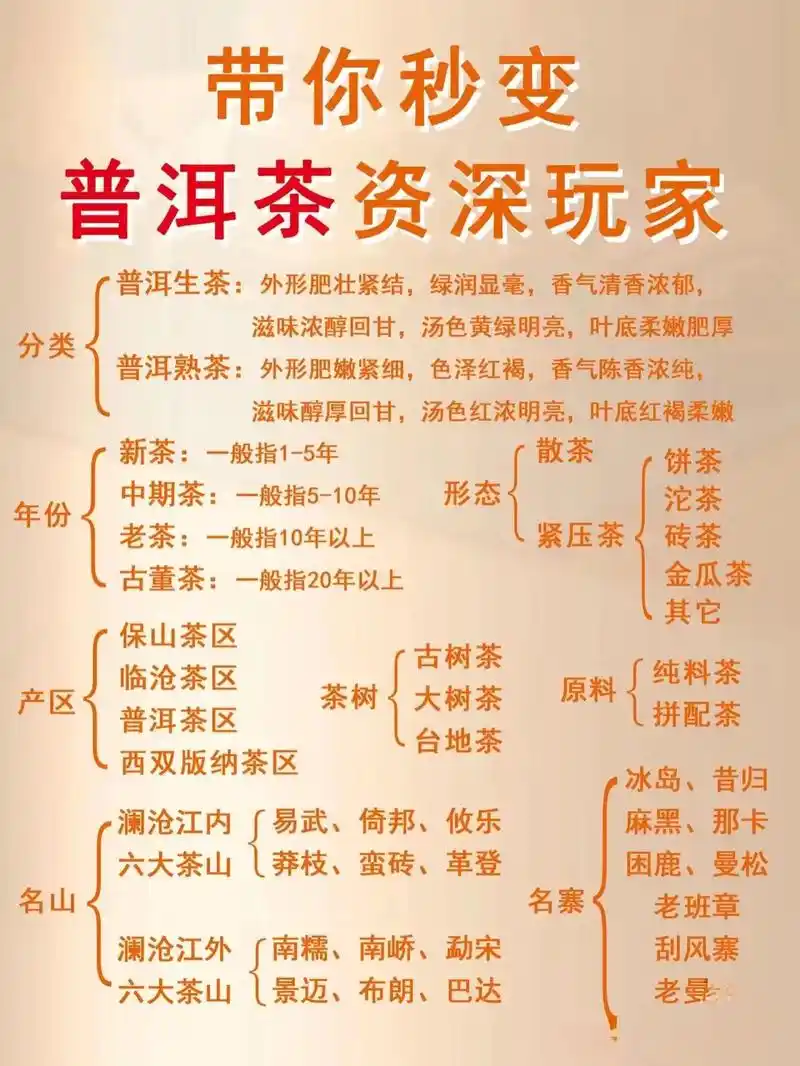 普洱茶知识|普洱茶资深玩家.普洱茶知识普及又来了,很多人只知 - 抖音