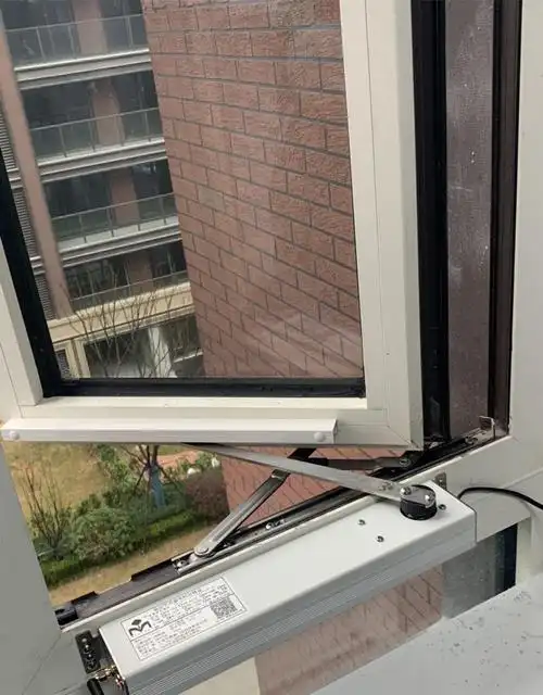 电动平开窗电机开窗器遥控智能家居电动窗户合叶窗90度开窗 h24v单机