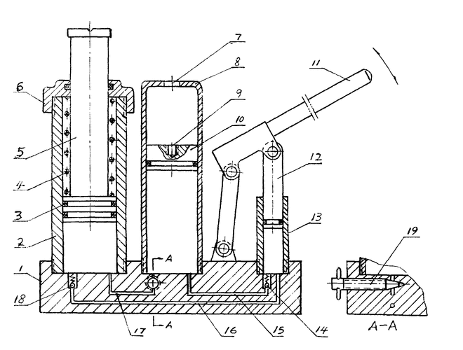 cn86207680u_万向式液压千斤顶失效
