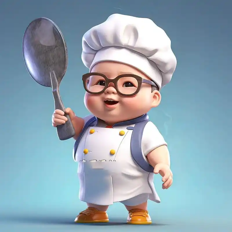 职业头像-厨师月半 要努力呀02,为了想要的生活,为了人间的烟火气