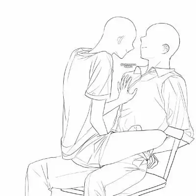 素材 人体姿势 绘画 参考