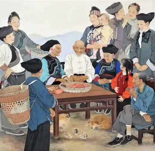 中国画 280cm×546cm 2019年张见 齐鸣 李玉旺 李朋帮 李丹 管海龙
