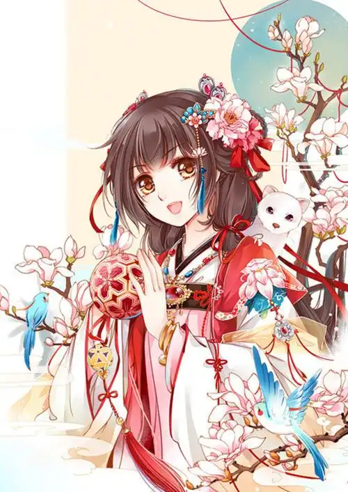 求古装动漫女生图片,偏卡通一点的