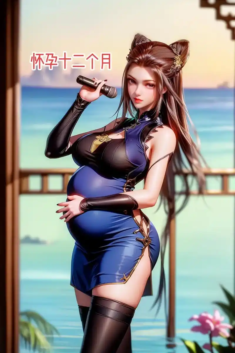 动漫女主怀孕突然肚子变大100倍 - 抖音