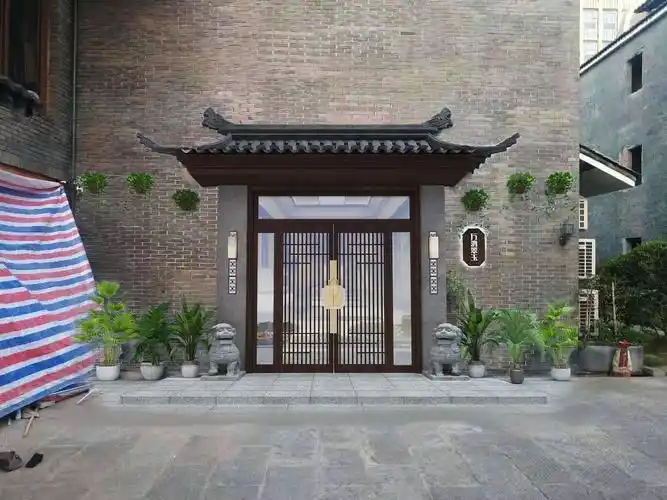 佛山翠宝园中式门头设计